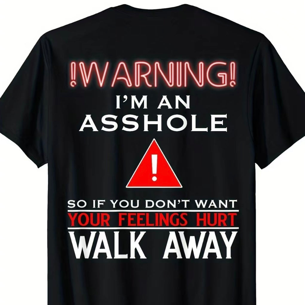 Warning I'm An Asshole Funny T-Shirt/Sweatshirt/Hoodie
