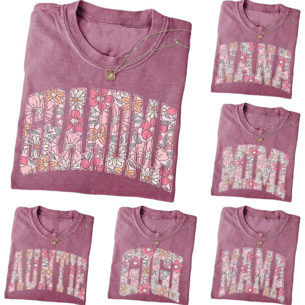 Custom Mama Floral T-Shirt/Sweatshirt/Hoodie