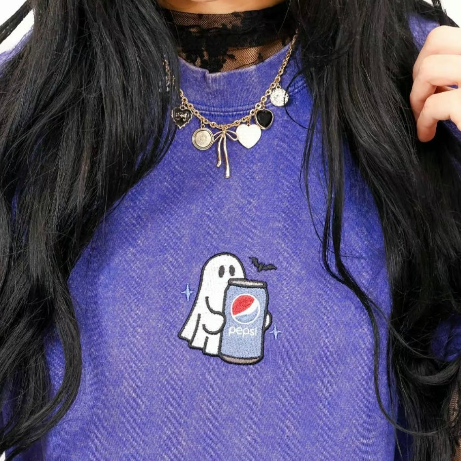 Embroidered Spooky Drink T-Shirt/Sweatshirt/Hoodie
