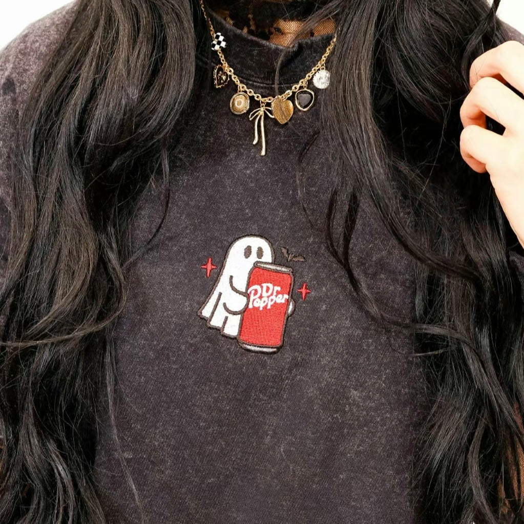 Embroidered Spooky Drink T-Shirt/Sweatshirt/Hoodie