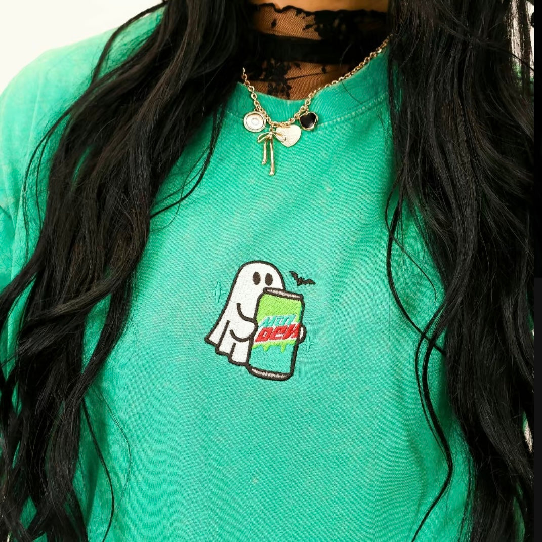 Embroidered Spooky Drink T-Shirt/Sweatshirt/Hoodie