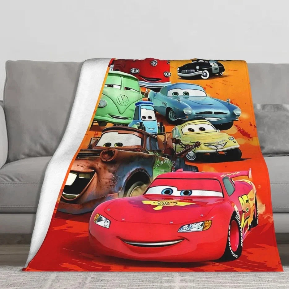 Classic Cartoon Cars Blanket