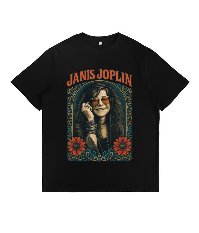 Janis Joplin Floral Frame T-Shirt/Sweatshirt/Hoodie