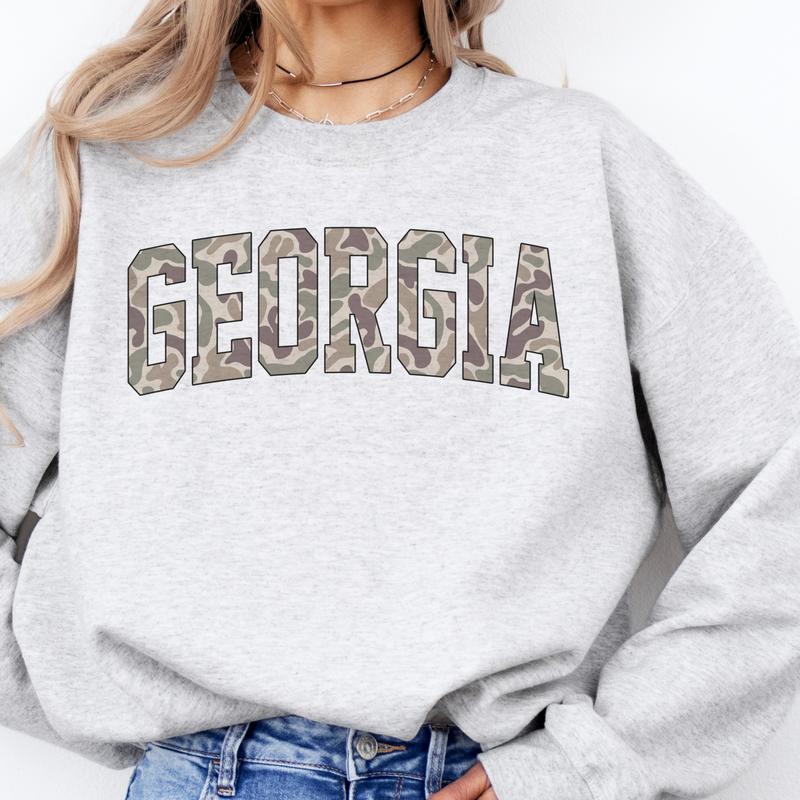 Camo State Name State College Varsity Name T-Shirt/Sweatshirt/Hoodie