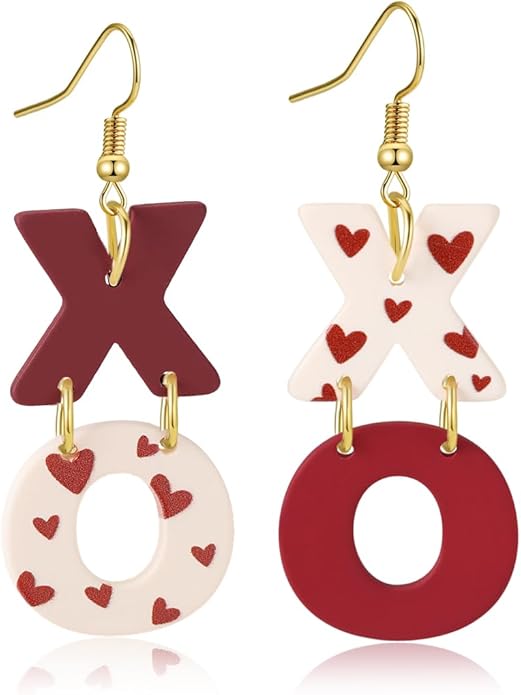 Valentine's Day XO Earrings