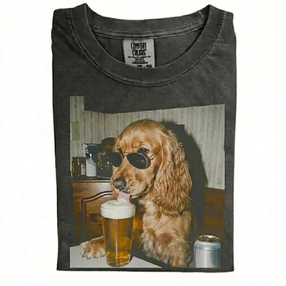 Dog Drinking Beer Meme Gift for Dog Lovers T-Shirt/Sweatshirt/Hoodie