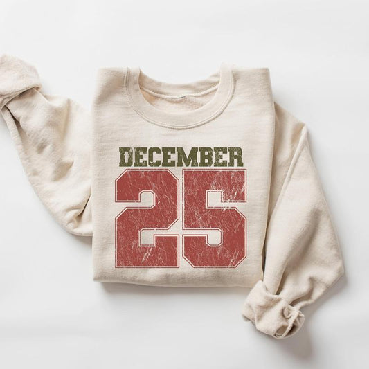 Retro Christmas December 25 T-Shirt/Sweatshirt/Hoodie