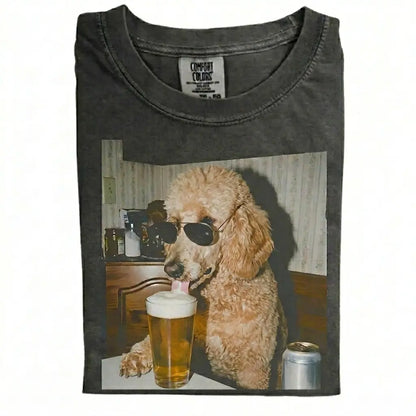 Dog Drinking Beer Meme Gift for Dog Lovers T-Shirt/Sweatshirt/Hoodie