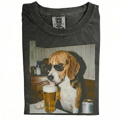 Dog Drinking Beer Meme Gift for Dog Lovers T-Shirt/Sweatshirt/Hoodie