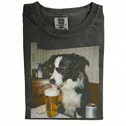 Dog Drinking Beer Meme Gift for Dog Lovers T-Shirt/Sweatshirt/Hoodie