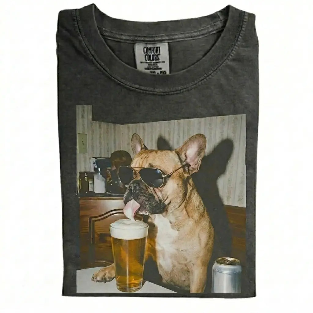 Dog Drinking Beer Meme Gift for Dog Lovers T-Shirt/Sweatshirt/Hoodie