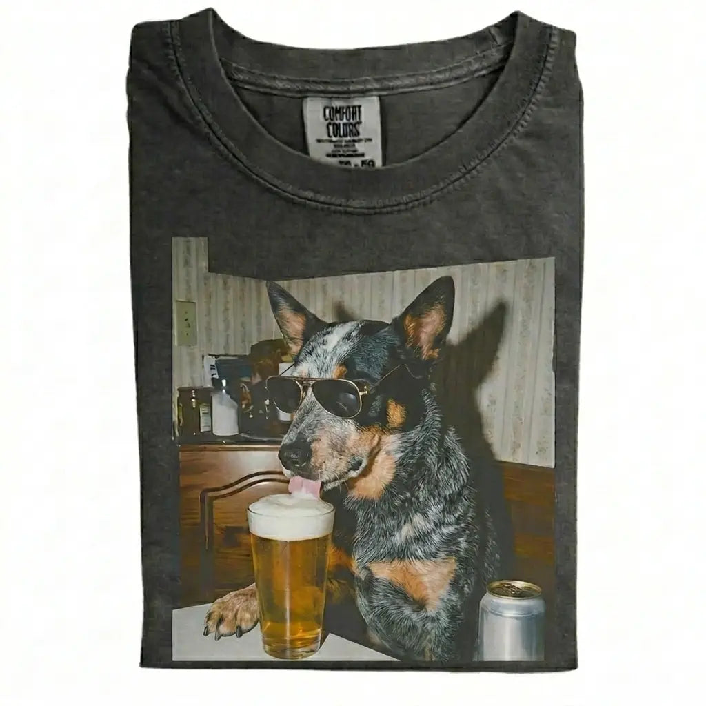 Dog Drinking Beer Meme Gift for Dog Lovers T-Shirt/Sweatshirt/Hoodie