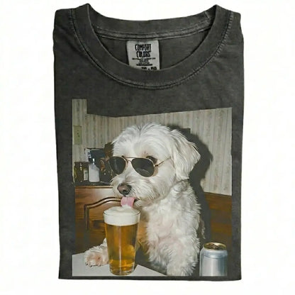 Dog Drinking Beer Meme Gift for Dog Lovers T-Shirt/Sweatshirt/Hoodie