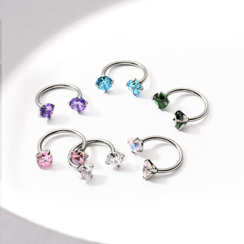 Titanium Horseshoe Nose Ring