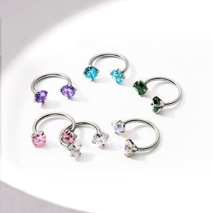 Titanium Horseshoe Nose Ring