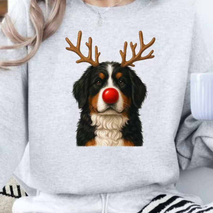 Christmas Reindeer Dog T-Shirt/Sweatshirt/Hoodie