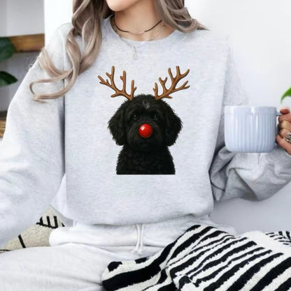 Christmas Reindeer Dog T-Shirt/Sweatshirt/Hoodie