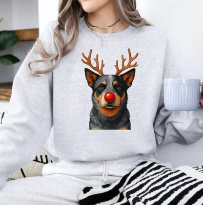 Christmas Reindeer Dog T-Shirt/Sweatshirt/Hoodie