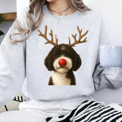 Christmas Reindeer Dog T-Shirt/Sweatshirt/Hoodie