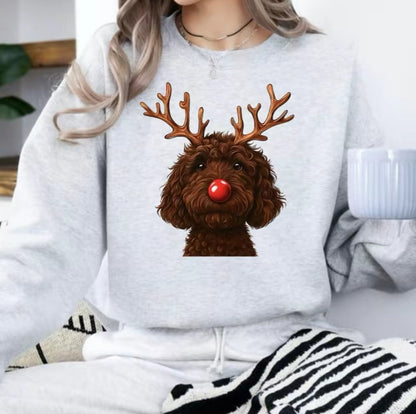 Christmas Reindeer Dog T-Shirt/Sweatshirt/Hoodie
