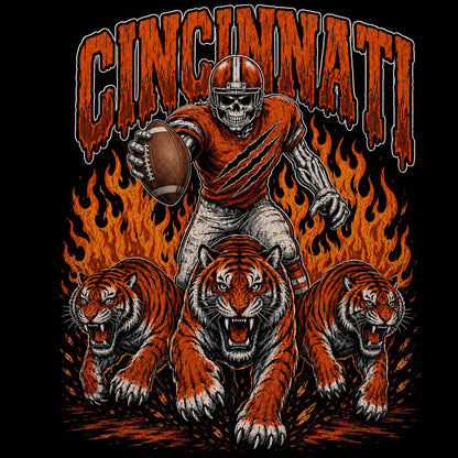 All Teams Football Skull T-Shirt/Sweatshirt/Hoodie