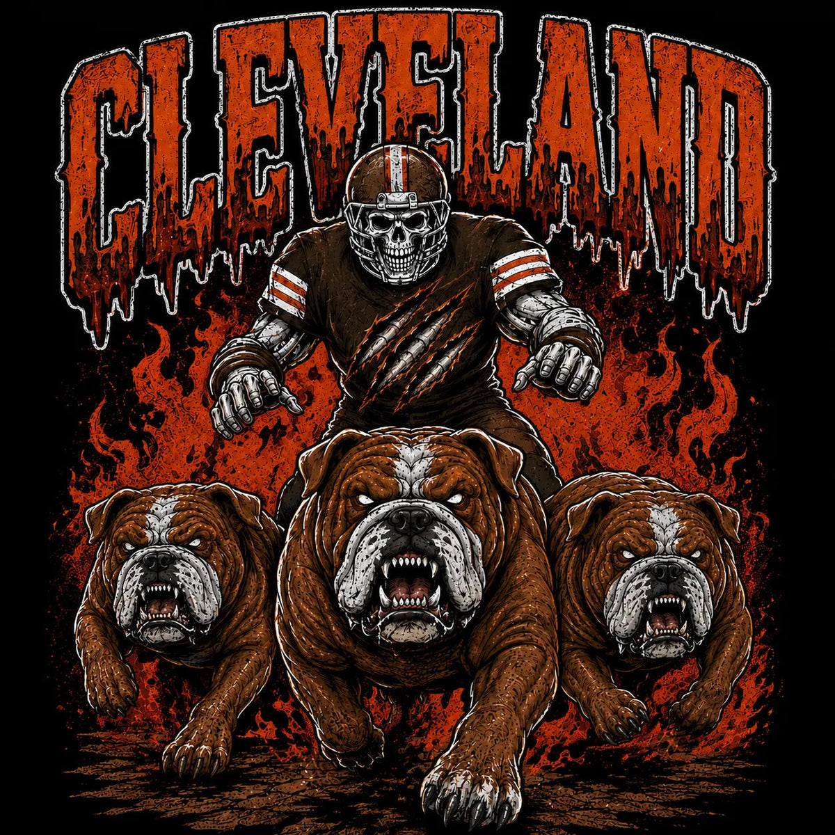 All Teams Football Skull T-Shirt/Sweatshirt/Hoodie