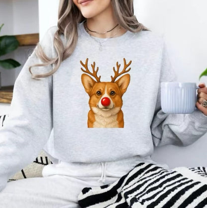 Christmas Reindeer Dog T-Shirt/Sweatshirt/Hoodie
