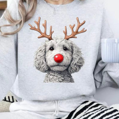 Christmas Reindeer Dog T-Shirt/Sweatshirt/Hoodie