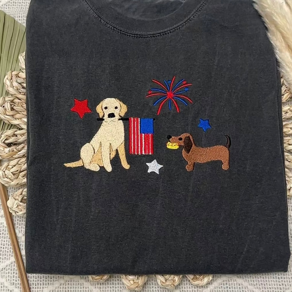 America Embroidered Custom T-Shirt/Sweatshirt/Hoodie