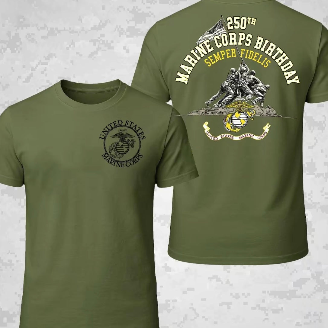 Marines 250th Birthday Anniversary T-Shirt/Sweatshirt/Hoodie