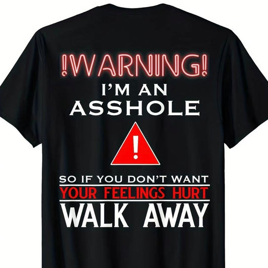 Warning I'm An Asshole Funny T-Shirt/Sweatshirt/Hoodie