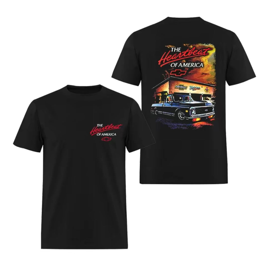 The Heartbeat of American Chevy T-Shirt/Sweatshirt/Hoodie