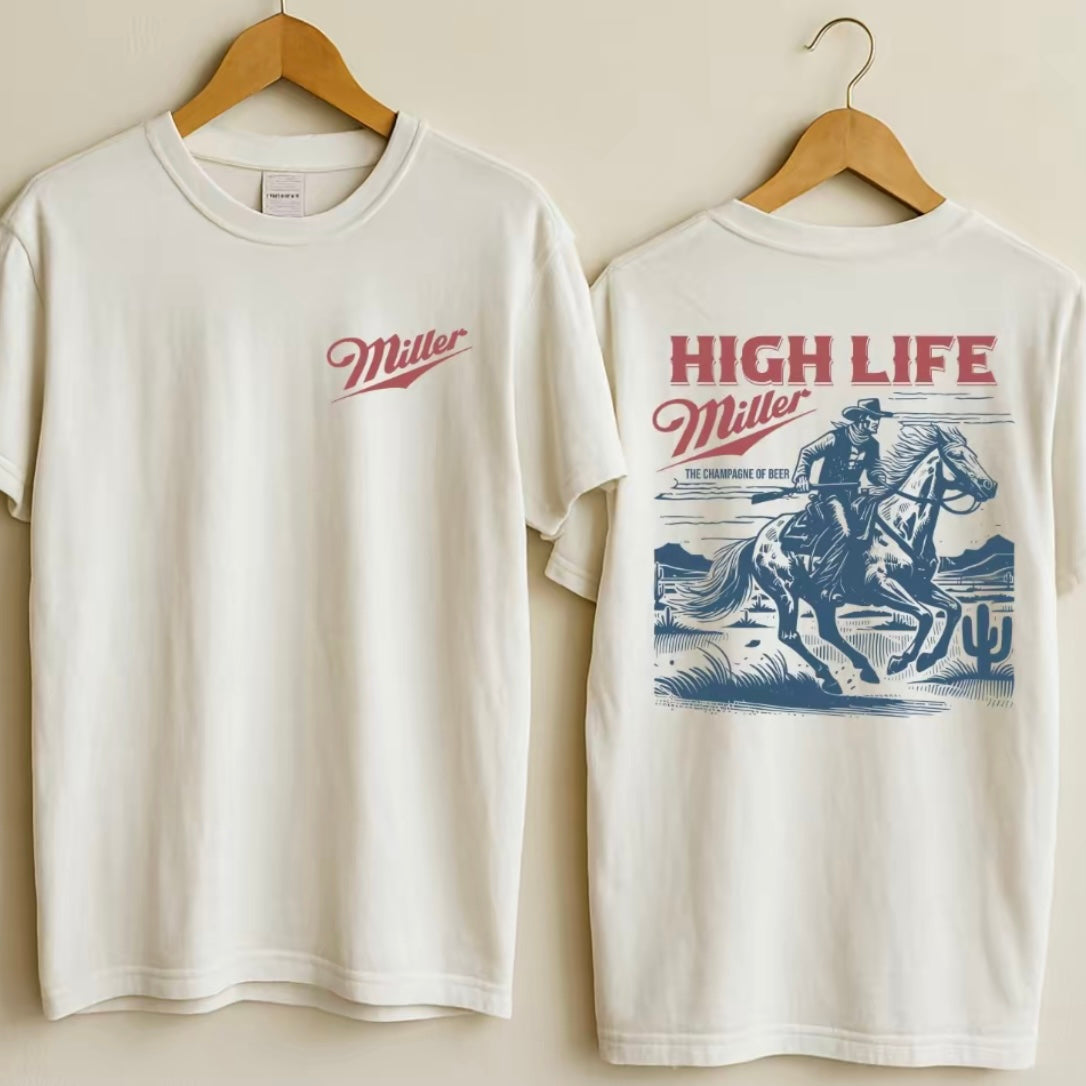 Miller High Life Cowboys T-Shirt/Sweatshirt/Hoodie