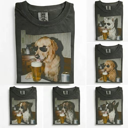 Dog Drinking Beer Meme Gift for Dog Lovers T-Shirt/Sweatshirt/Hoodie