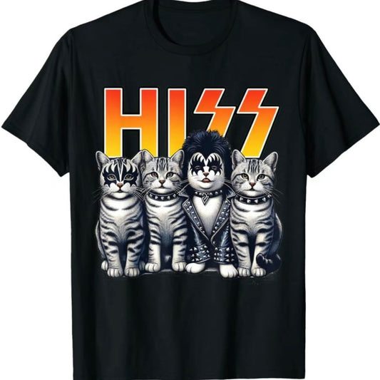 Cute Hiss Cats Rock T-Shirt/Sweatshirt/Hoodie