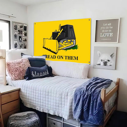 Tread On Them Killdozer Flag 3x5 Ft Flags