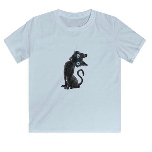 Coraline-Inspired Black Cat Vintage T-Shirt/Sweatshirt/Hoodie