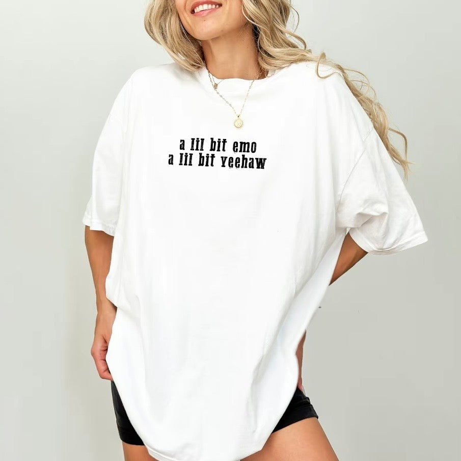 A Little Bit Emo A Little Bit Yeehaw T-Shirt/Sweatshirt/Hoodie