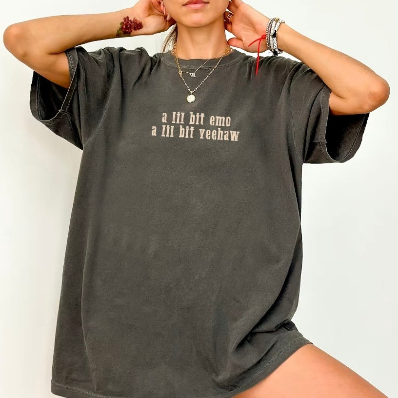 A Little Bit Emo A Little Bit Yeehaw T-Shirt/Sweatshirt/Hoodie