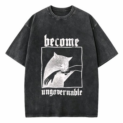 Become Ungovernable Cat Biting Hand T-Shirt/Sweatshirt/Hoodie