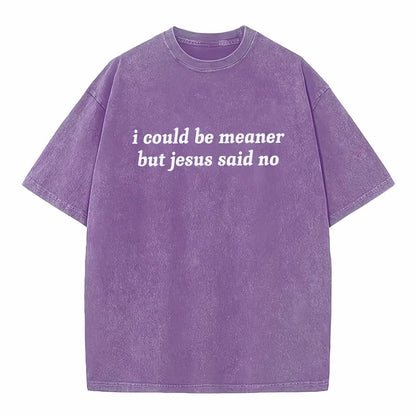 I Could Be Meaner But Jesus Said No T-Shirt/Sweatshirt/Hoodie