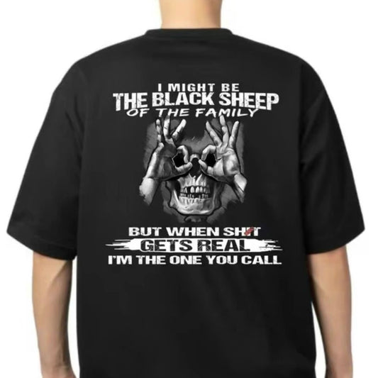 I Might Be The Black Sheep Of The Family Skull With OK T-Shirt/Sweatshirt/Hoodie