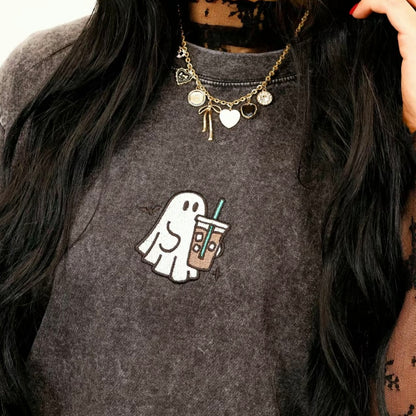 Embroidered Spooky Drink T-Shirt/Sweatshirt/Hoodie