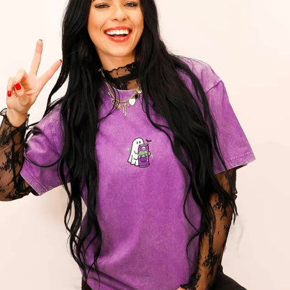 Embroidered Spooky Drink T-Shirt/Sweatshirt/Hoodie