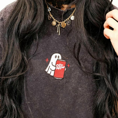 Embroidered Spooky Drink T-Shirt/Sweatshirt/Hoodie