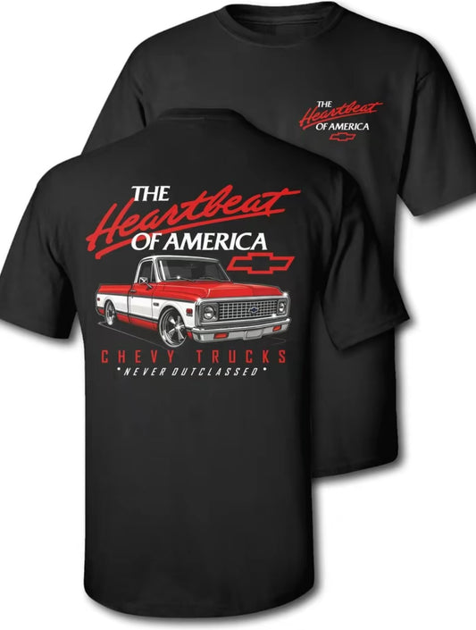 Old School Legend Red Chevy Never Outclassed T-Shirt/Sweatshirt/Hoodie