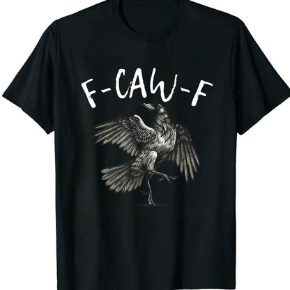 Black Crow F-CAW-F Funny Black Bird Moon Gothic T-Shirt/Sweatshirt/Hoodie