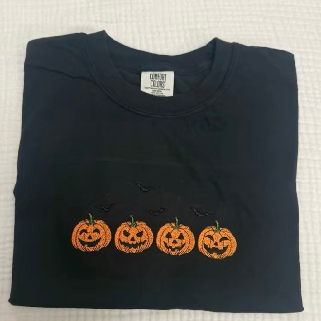 Embroidered Spooky Season Halloween T-Shirt/Sweatshirt/Hoodie