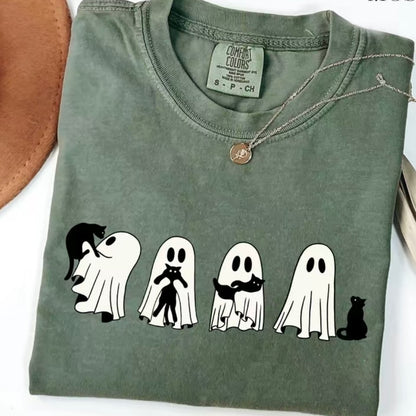 Embroidered Spooky Season Halloween T-Shirt/Sweatshirt/Hoodie
