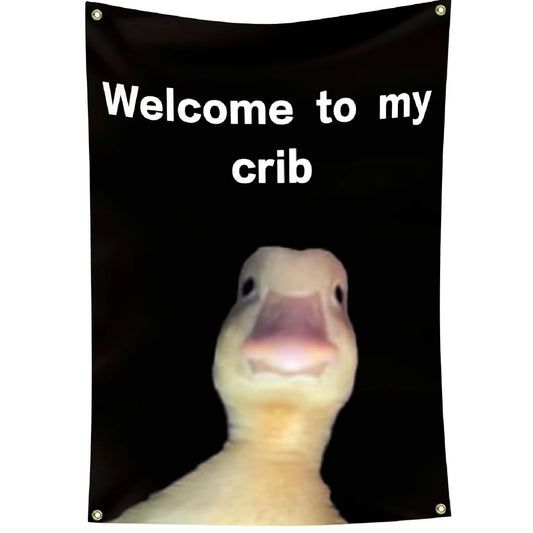 Welcome To My Crib 3x5 Ft Flag